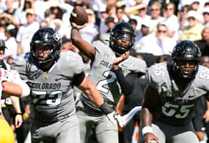 Quarterback Action Colorado Football Game Wallpaper