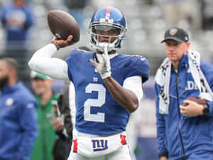 Quarterback Warmup New York Giants Wallpaper