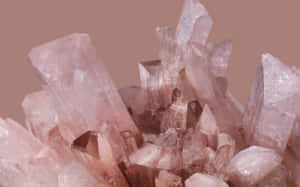 Quartz Crystal Cluster Background Wallpaper