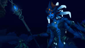 Queen Azshara, The Ruler Of The Ancient Night Elves Wallpaper