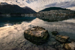 Queenstown Lake Wakatipu Dusk Wallpaper