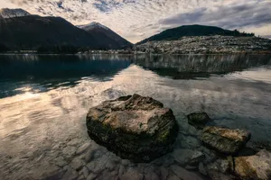 Queenstown Lake Wakatipu Dusk Wallpaper