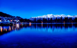 Queenstown Lake Wakatipu Twilight Wallpaper