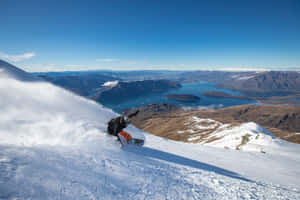 Queenstown Snowboarding Adventure Wallpaper