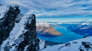 Queenstown Winter Panorama Wallpaper