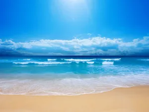 Quiet Ocean Waves Wallpaper