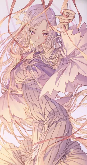 Quinella, The Ruler Of The Underworld, In Her Striking Pose From Sword Art Online Wallpaper