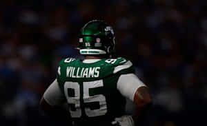 Quinnen Williams New York Jets Defensive Lineman Wallpaper