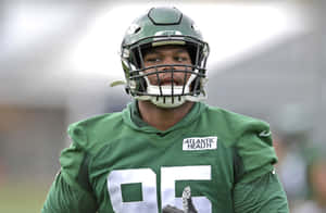 Quinnen Williams New York Jets Practice Wallpaper