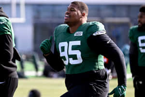 Quinnen Williams Training Session Wallpaper