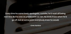 Quote About An Apologetic And Contrite Man Wallpaper