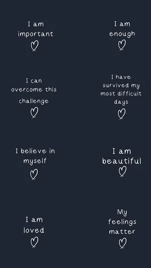 Quote Collections With I Am Enough Wallpaper