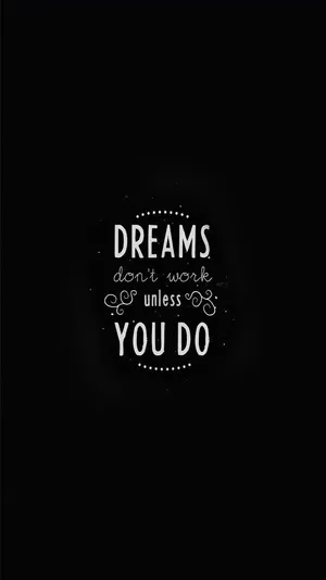 Quote Dedicated To Dreams Wallpaper