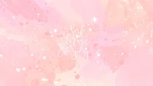 Quote Motivation Desktop Pink Aesthetic Wallpaper