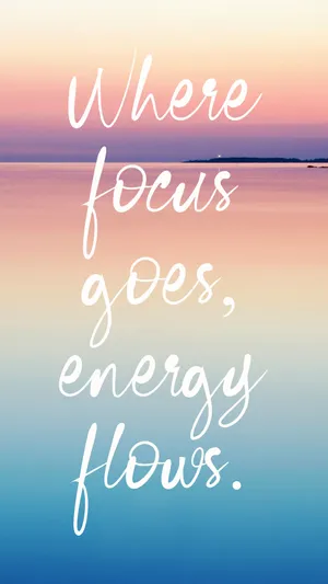 Quote On Focused Wallpaper