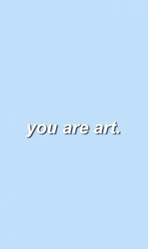 Quotes Tumblr Art Light Blue Wallpaper