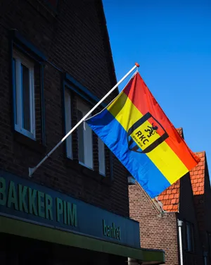 R K C Waalwijk Flag Over Bakery Pim Wallpaper