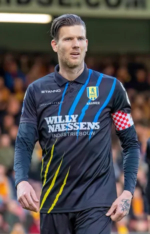 R K C Waalwijk Football Player In Action Wallpaper