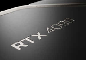 R T X4090 Graphics Card Logo Wallpaper