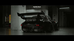 R W B Porsche Back View Garage Wallpaper