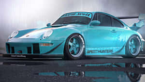 R W B Porschein Fog Wallpaper