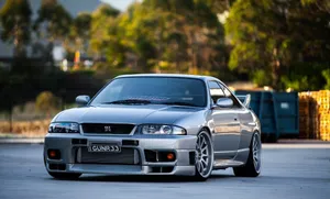 R33 Gtr Low Rise Silver Wallpaper