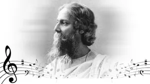Rabindranath Tagore Musical Legacy Wallpaper