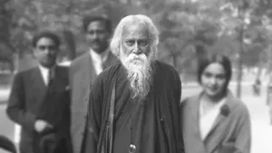Rabindranath Tagorewith Companions Wallpaper