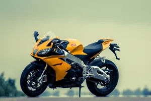 Racing Across The Open Road | Hd Motorcycle Wallpaper