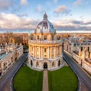 Radcliffe Camera Oxford Aerial View Wallpaper