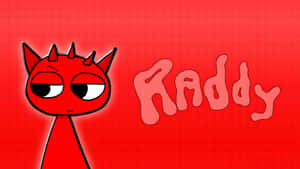 Raddy Character Art Wallpaper