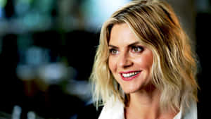 Radiant Eliza Coupe In A Casual Pose Wallpaper