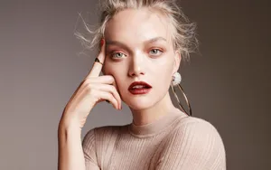 Radiant Gemma Ward Exuding Elegance Wallpaper