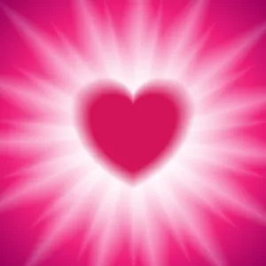 Radiant Heart Aura Wallpaper