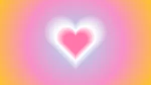 Radiant Heart Aura Wallpaper