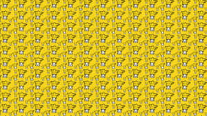 Radiant Mustard-yellow Wall Glows Against A Deep Navy-blue Background. Wallpaper