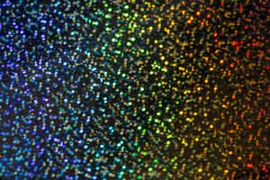 Radiant Rainbow Glitter Wallpaper