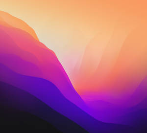 Radiant Ridges Macos Monterey Wallpaper