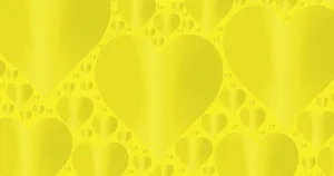 Radiant Yellow Heart On A Brilliant Backdrop Wallpaper