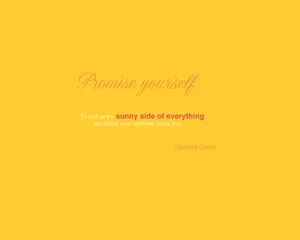 Radiating Positivity With Optimism Wallpaper