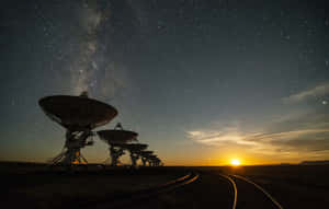 Radio Telescope 1332 X 850 Wallpaper Wallpaper