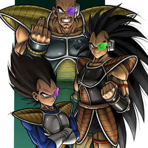 Raditz, A Powerful Saiyan Warrior Wallpaper