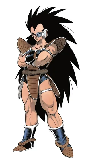 Raditz Gearing Up For Battle Wallpaper
