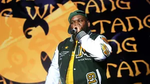 Raekwon Performing Live Wu Tang Backdrop Wallpaper