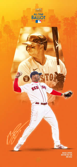 Rafael Devers All Star Ballot2022 Wallpaper