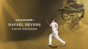 Rafael Devers All Star Game2021 Promotional Graphic Wallpaper