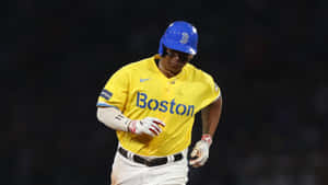 Rafael Devers Boston Baseball Player Wallpaper