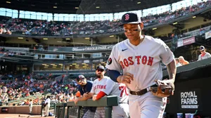 Rafael Devers Boston Red Sox Game Day Wallpaper
