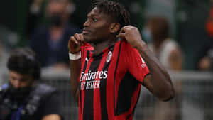 Rafael Leao A C Milan Celebration Wallpaper