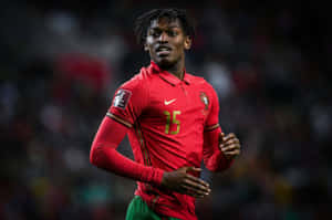 Rafael Leao Portugal National Team Wallpaper